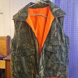 Conceal Brand Reversible Vest-Size Large-Camo & Safety Orange
